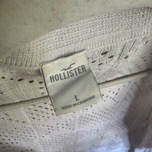 Hollister Off-White Textured Sweater